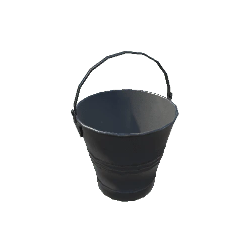 Steel Bucket White